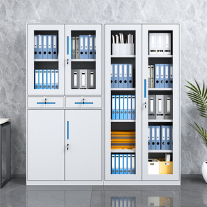 Đầy đủ chiều cao văn phòng Kim Loại tủ với 2 ngăn kéo, thép lưu trữ Tủ hồ sơ - Product Image 1