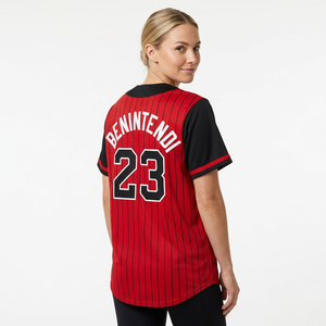 Camiseta de béisbol personalizada con rayas, camiseta de softbol bordada con nombre y número, ropa de equipo unisex - Product Image 4