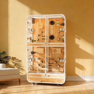 Portador de palomas y loros de esquina grande, caja de embalaje de madera ecológica con <span class=keywords><strong>jaula</strong></span> de pájaros, casa de pájaros de venta - Product Image 6