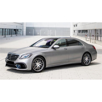 Classe S W222 2018-2020 mise à niveau vers le Kit de carrosserie de style S63 pare-chocs avant lèvre arrière tuyau d'échappement calandre jupe latérale phare feu arrière