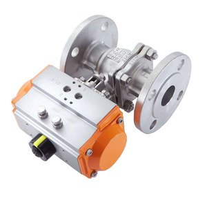 Vanne à boisseau sphérique à deux voies DN200 en acier inoxydable à brides, vente à bas prix, directement de l'usine, OEM - Product Image 4