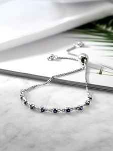 สร้อยข้อมือเทนนิสเงินแท้ 925 ประดับคริสตัลสีชมพูเพชร CZ ปรับ<span class=keywords><strong>ความ</strong></span>ยาวได้ ชุบโรเดียม ดีไซน์ทันสมัย เหมาะสำหรับเป็นของขวัญในงานปาร์ตี้ - Product Image 5