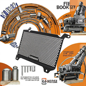 Para Honda 2019 + Protector de rejilla de radiador para CB500X CB400X/CB400F accesorios cubierta de parrilla para <span class=keywords><strong>CB</strong></span> <span class=keywords><strong>500X</strong></span> 2019 + - Product Image 3