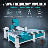 Router CNC JLE CNC TECH 1325 de 3 Ejes con Mesa de Ranura en T y Control NC Studio para Grabado de Puertas y Gabinetes de MDF y Madera Contrachapada