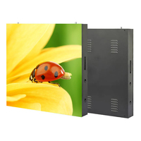 Écran LED extérieur P10 IP65, armoire d'affichage LED, panneau frontal en fer, 960x960 mm, SMD 10 mm, écran LED couleur pleine avec animation