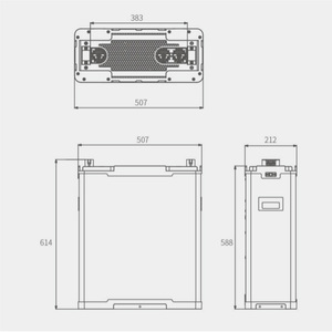 Batterie au lithium LiFePO4 MUTIAN 24V 300Ah 7,68 kWh 5000 cycles pour système de stockage d'énergie solaire - Product Image 5