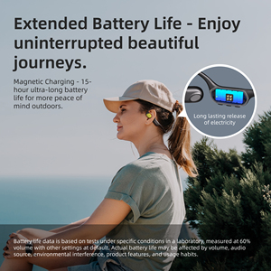 Cuffie a Conduzione Ossea Ergonomiche Distribuiscono il Peso Uniformemente Senza Pressione su Tempie e Orecchie - Product Image 1