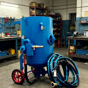 Machine de <span class=keywords><strong>sablage</strong></span> semi-automatique pour jantes de roues, pour la rénovation automobile - Product Image 4