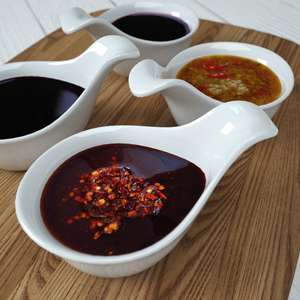 Atacado Porcelana Mergulhando Tigelas Molho De Soja Pratos De Servir Prato De Tempero Molho De Cerâmica Prato Pequeno - Product Image 6