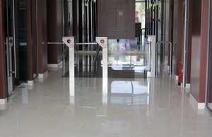 Truy cập hai chiều bằng thép không gỉ <span class=keywords><strong>Swing</strong></span> <span class=keywords><strong>turnstile</strong></span> cho tòa nhà công cộng - Product Image 6