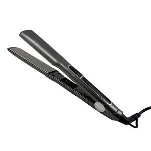 Plancha <span class=keywords><strong>de</strong></span> <span class=keywords><strong>Pelo</strong></span> Profesional 2 en 1 <span class=keywords><strong>de</strong></span> <span class=keywords><strong>Titanio</strong></span> con Iones Negativos, Personalizada en Color Negro - Product Image 1