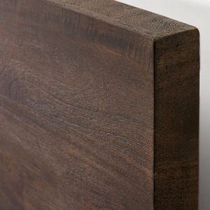 Solid Mango Wood Platform Bed <b>Frame</b> Natural Finish Wooden Bed King Queen Size Rustic Bedroom Furniture for Home Hotel Use - Product Image 4