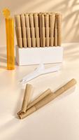 Lot de 1000 cônes pré-roulés classiques faits main personnalisables en papier de pâte de bois coloré 70mm/84mm/98mm/109mm