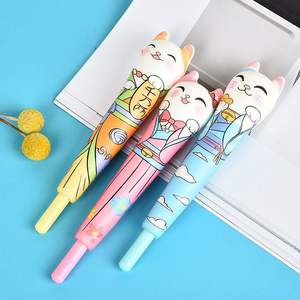 Soododo <span class=keywords><strong>Net</strong></span>赤かわいい中立猫フォーチュンストレス解消ペン超かわいいボールペン学生用ソフトメーカー製品 - Product Image 2