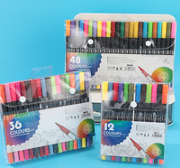 Marcadores Acrílicos Líquidos Directos, Juego de 24 Colores, Punta Suave, Se Pueden Superponer, Borrables con Aire, Impresión UV, Logotipo Personalizado en Plástico