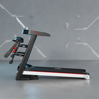 Tapis roulant électrique pliable et portable, écran LED cardio, moteur 0,65 CV, capacité 100 kg, vitesse 1-12,8 km/h, suivi des calories