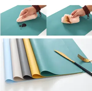 Food Grade Table Mat Pad Cushion Silicone Rubber Sheet High Temperature Heat Resistant Eco-Friendly Factory 400*300*0.8MM