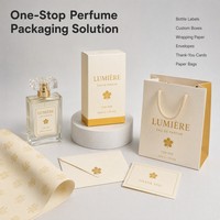 Boîte à parfum en papier gaufré et estampé à l'or, finition opulente, impression brillante et mate, style traditionnel vintage rétro
