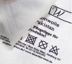 Etiqueta Adhesiva Acrílica con Logotipo Personalizado, Etiqueta Termoadhesiva para el Cuidado de la Ropa, Etiqueta de Talla para Camisetas y Ropa Interior - Product Image 3