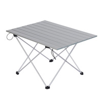 Table rectangulaire pliante tactique pour pique-nique, camping en plein air, barbecue - Portable, légère, durable, utilisable pour ordinateur et assiette