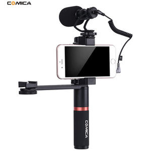 <span class=keywords><strong>COMICA</strong></span>-Kit de Microphone professionnel avec poignée, pour Smartphone, vidéo sensible, pour cinéaste, pistolet court, CVM-VM10-K4 - Product Image 1