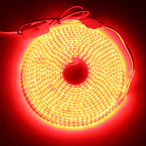 Bande lumineuse <span class=keywords><strong>LED</strong></span> avec interrupteur ue/US, <span class=keywords><strong>ruban</strong></span> d'éclairage étanche, Flexible, 60 diodes, 5050 220/110V, WIFI RGB, blanc - Product Image 4