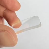 Custom Square Rounded Meniscus Optical Lens Strict Quality Control 25mm Dia 2mm Edge Thick Factory Supply for Mobile Phone Lens