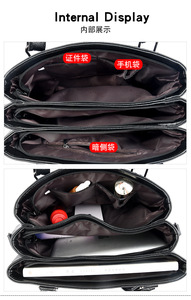 Bolsos cruzados de diseño de moda, bolsos de hombro de cuero PU de alta calidad, bolsos de mano casuales de lujo para mujer - Product Image 5