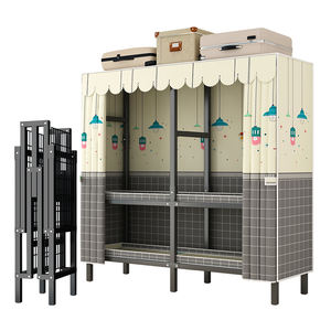 Armario plegable de Metal de alta calidad, Instalación rápida, para dormitorio, fábrica - Product Image 1