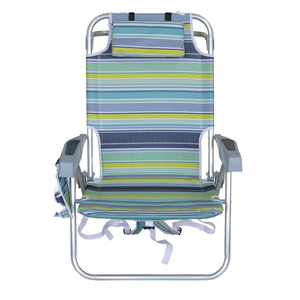 Silla Plegable de Aluminio y Hierro para Exteriores, con Respaldo Ajustable en 5 Niveles, para Sentarse y Recostarse, Ideal para Gimnasio y Playa - Product Image 2
