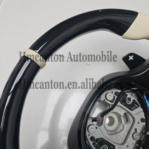 Volante de Cuero Liso de Alta Calidad en Negro Piano para BMW G20 G30 G01 Serie 3 Serie 5 - Product Image 3