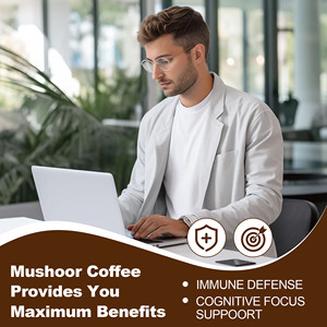 Mélange de café aux champignons en gros pour adultes : soutient l'immunité, l'énergie et la concentration, avec des bienfaits antioxydants - Product Image 4