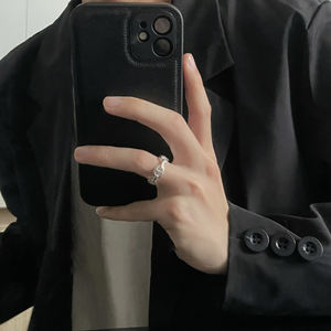 Housse de protection mobile en cuir tpu souple au toucher <span class=keywords><strong>Beige</strong></span> Brown Pebble Litchi pour téléphone portable pour <span class=keywords><strong>iPhone</strong></span> 14 pro max 13 12 <span class=keywords><strong>11</strong></span> XS Max - Product Image 4