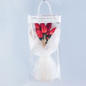 Bolsas de Papel Sintético Transparentes Clásicas para Empaque de Ramos de Flores, Impermeables, para Suministros de Floristería - Product Image 3