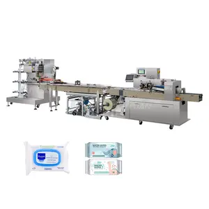 Full Automatic with Packaging single packing Z folding wet wipes making machine production line
