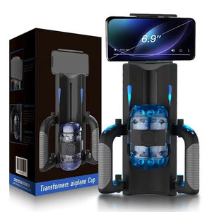 Masturbateur Automatique à Poignée, Télescopique à <span class=keywords><strong>6</strong></span> Segments à Points Fixes, Coupe de Masturbation à Déclenchement Unique pour Hommes, Jouet Sexuel d'Entraînement Masculin - Product Image 1