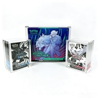 Boîte de présentation en acrylique pour Elite Trainer Box avec couvercle magnétique robuste, boîte de protection ETB pour Pokémon TCG