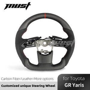 Volante Deportivo Personalizado de Fibra de Carbono Mate para <span class=keywords><strong>Toyota</strong></span> <span class=keywords><strong>GR</strong></span> <span class=keywords><strong>Yaris</strong></span> <span class=keywords><strong>GR</strong></span> Corolla 2020-2026, Mejora del Interior Deportivo - Product Image 2