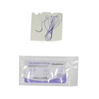 JNCMED Vicryll Polyglactin 910 PGLA Suture chirurgicale synthétique tressée résorbable stérile avec aiguille, toutes tailles personnalisables