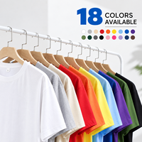 T-shirt uni en coton 100% tricoté 170 g/m², coupe classique unisexe, pour impression de logo personnalisé, respirant, écologique, vente en gros pour hommes