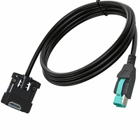 Kabel USB ke HDTV Ingenico 12V Berbahan Tembaga 2 Meter Kompatibel dengan Terminal POS Ingenico CBL296100040