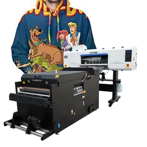 Werksverkauf 60cm Dtf T-Shirt Transfer drucker Powder Shaker Pet Film mit Antik ollisions system für Taschen Jeans Ärmel