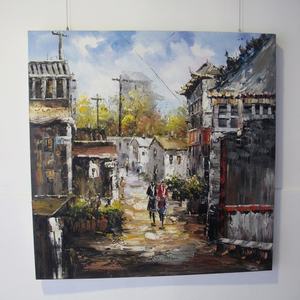 Tranh Sơn Dầu Hiện Đại Vẽ Tay Trên Vải - Product Image 5