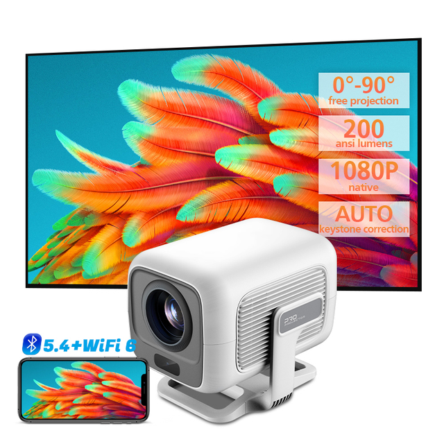 Hotack X3AR Smart Android Wifi TV Projecteur Portable LCD LED Mini Outdoor Proyector Hd Home Theater Video Projector 4K