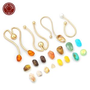 Connecteur de bikini, quincaillerie de maillot de bain, boucle de forme irrégulière, décoration métallique personnalisée pour robes et tenues féminines, perles, anneaux, boucles - Product Image 1