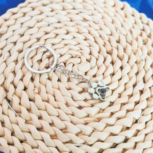 Porte-clés <span class=keywords><strong>personnalisé</strong></span> avec patte de chien Qiuhan - Porte-clés en acier inoxydable avec <span class=keywords><strong>photo</strong></span>/nom <span class=keywords><strong>personnalisé</strong></span> - Cadeau commémoratif pour animal de compagnie, anniversaire - Product Image 4