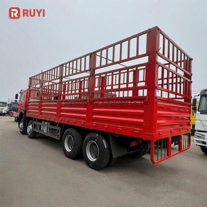 Truk Sinotruck Howo 4x2 300Hp 6 Roda Setir Kanan Bekas dari Cina, Truk Box Kargo untuk Kustomisasi - Product Image 6