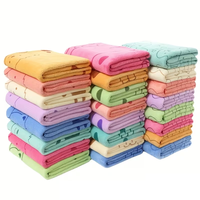 Serviette de bain à motif de dessin animé, grande taille, épaisse, bonne absorption d'eau, produit en gros