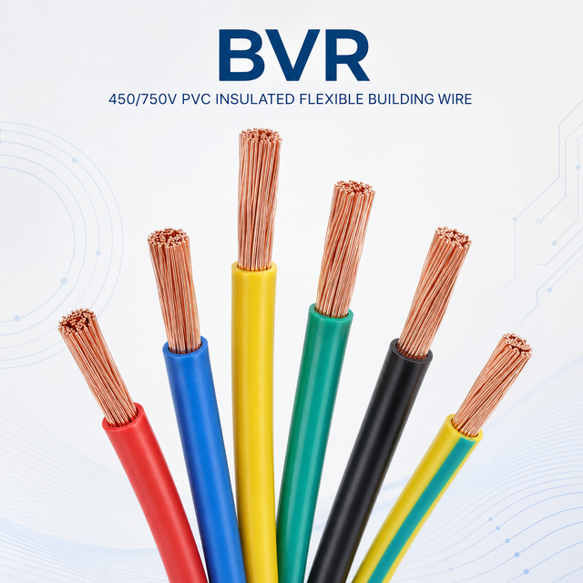 BVR RV Multi Strand Flexible Pure Copper PVC Insulated House Wiring H05V-K 1.5/2.5mm Single Core Electric Cables Wires