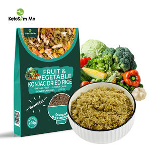 Ketoslimmo Keto-Freundlicher Kohlenhydratarmer Mahlzeitenersatz Shirataki-Reis Obst-Gemüse Konjak Getrockneter Reis - Product Image 1